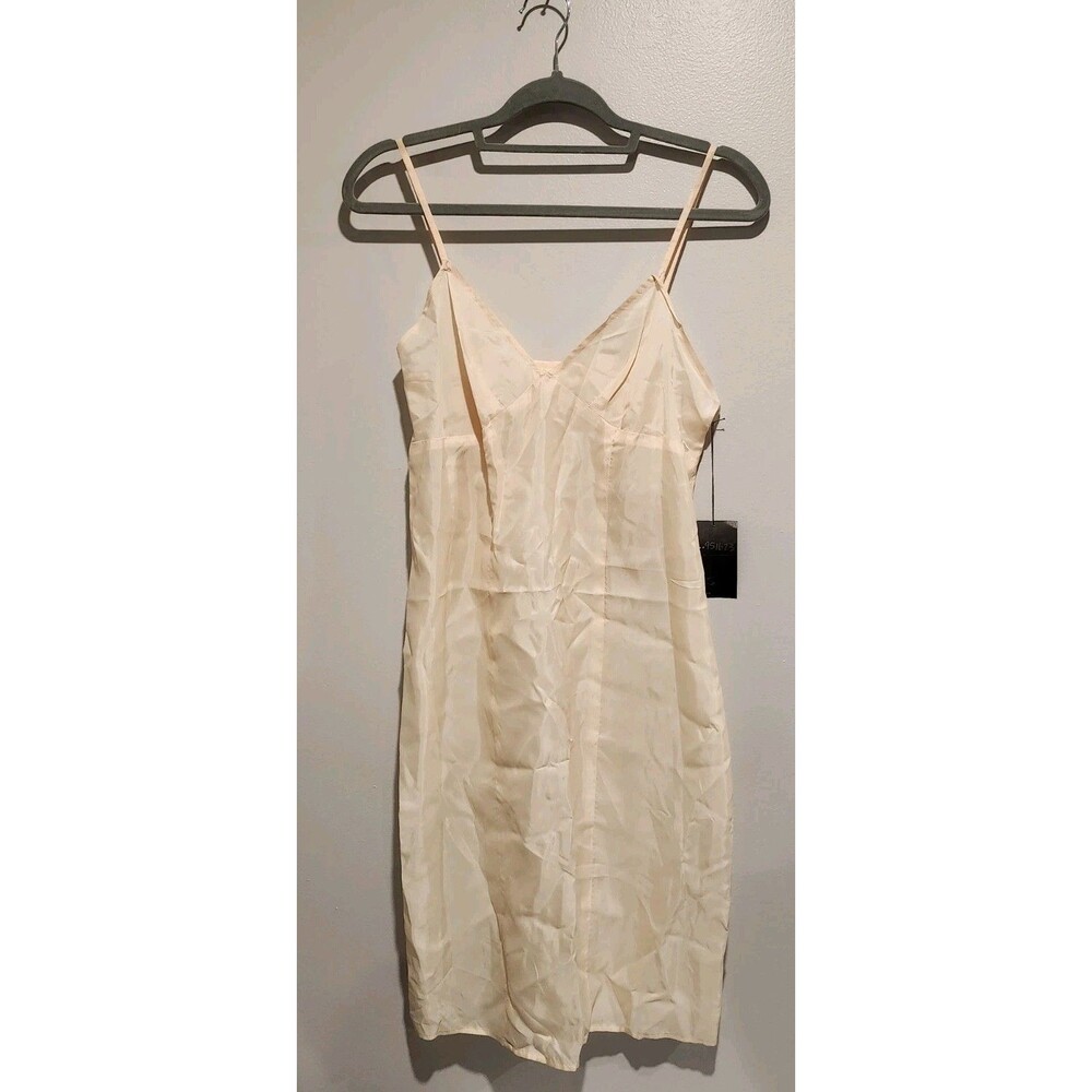 Anna Sui Sheer Slip Dress Peach Size Small NWT